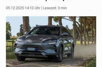 宋PLUS首夺德国插混月度销冠  比亚迪全球化驶入“快车道”